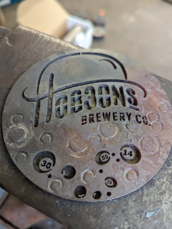 Hobsons 30 Hand Forged Steel Beer Mat