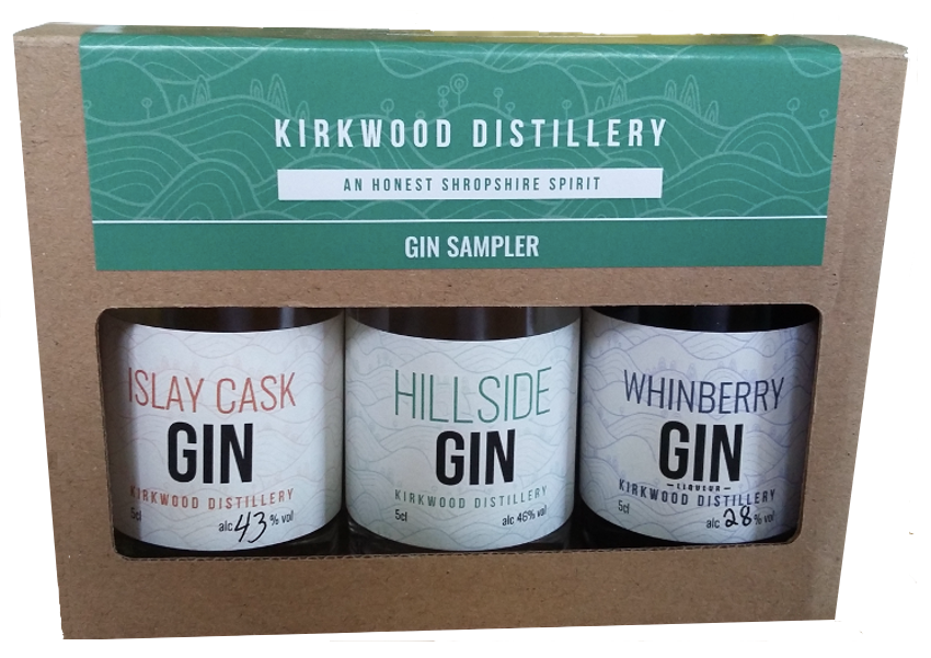 Kirkwood Gin Trio Gift Pack 3 x 5cl